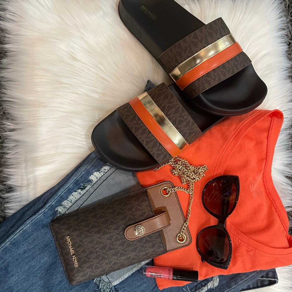 Michael Kors Brandy slides